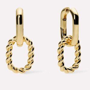 NEW Ana Luisa Ash Double Double Hoop Earrings